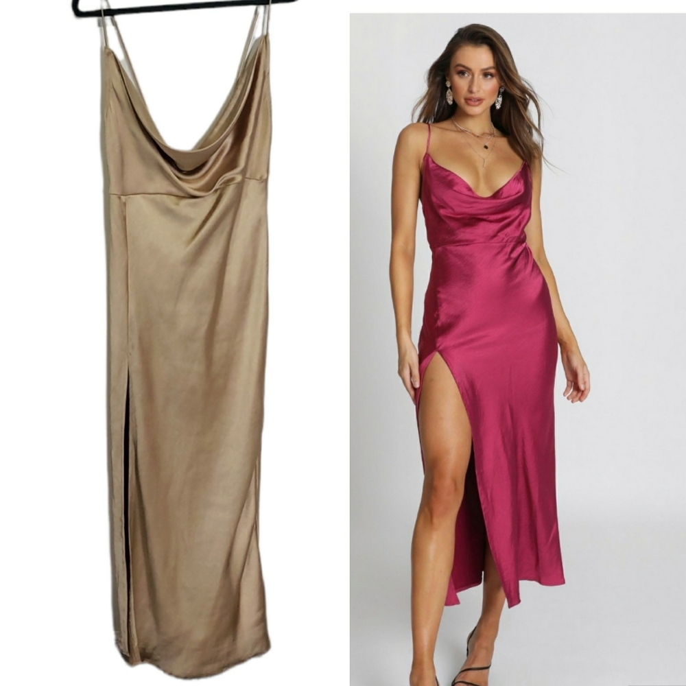 Lioness Pink and Tan Maxi Dresses